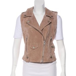 NWOT Blank NYC Suede Moto Vest